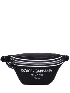Сумка поясная текстильная Dolce & Gabbana