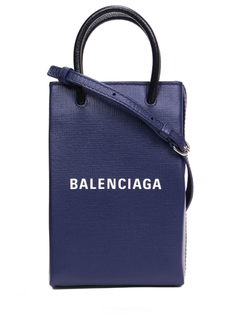 Сумка-мини кожаная Shopping Balenciaga