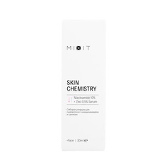 MIXIT Себорегулирующая сыворотка с ниацинамидом и цинком SKIN CHEMISTRY Niacinamide 10% + Zinc 0,5% Serum