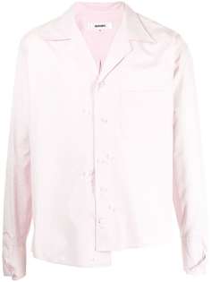 sulvam длинная рубашка асимметричного кроя