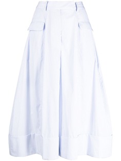 Simone Rocha широкие брюки в тонкую полоску