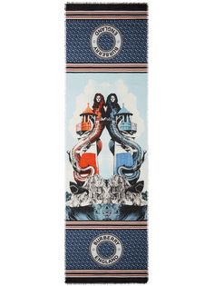 Burberry шарф с принтом