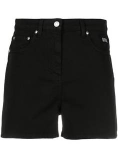 MSGM джинсовые шорты с завышенной талией