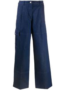Nina Ricci широкие джинсы с завышенной талией