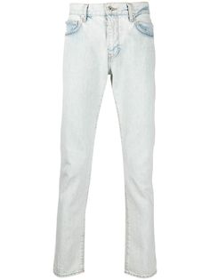 Off-White джинсы кроя слим с принтом Diag