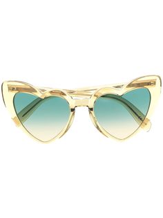 Saint Laurent Eyewear солнцезащитные очки в массивной оправе