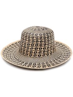 Saint Laurent плетеная шляпа Maui