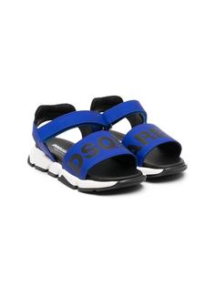 Dsquared2 Kids сандалии на липучках с логотипом