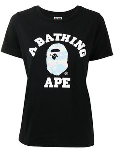A BATHING APE® футболка с короткими рукавами и логотипом