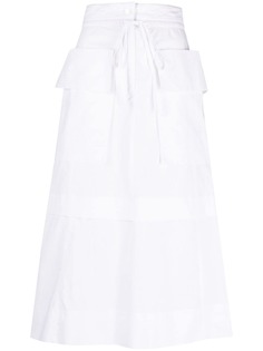 See by Chloé юбка миди с завязками