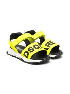 Dsquared2 Kids сандалии на липучках с логотипом