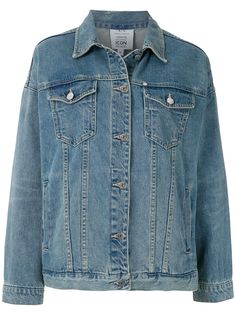 Armani Exchange джинсовая куртка с надписью