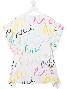 Emilio Pucci Junior рубашка с логотипом