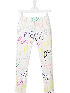Emilio Pucci Junior легинсы с логотипом