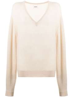 KHAITE джемпер Sam с отделкой в рубчик