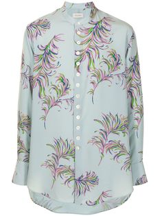 Bed J.W. Ford рубашка с цветочным принтом