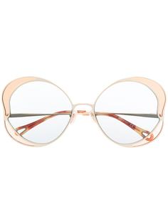 Chloé Eyewear солнцезащитные очки в оправе бабочка