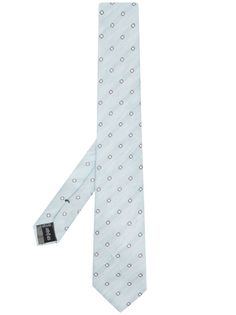 Emporio Armani галстук с вышивкой