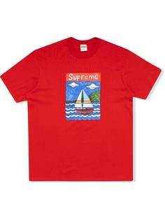 Supreme футболка Sailboat