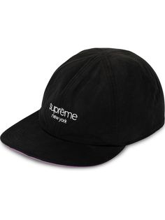 Supreme двусторонняя шестипанельная кепка с логотипом