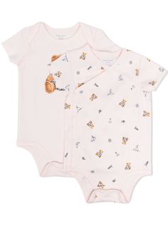 Ralph Lauren Kids боди с принтом Teddy Bear