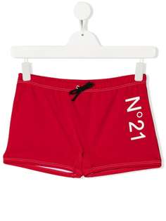 Nº21 Kids плавки-шорты с логотипом
