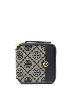 Tory Burch жаккардовый бумажник с монограммой