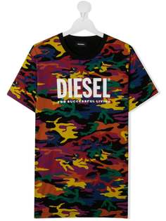 Diesel Kids футболка с короткими рукавами и логотипом