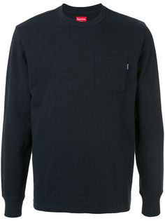 Supreme футболка с нагрудным карманом