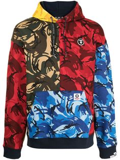 AAPE BY *A BATHING APE® худи с камуфляжным принтом