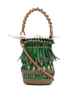 LOEWE сумка-ведро с бахромой