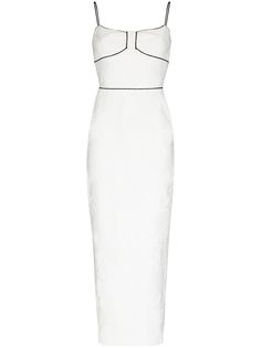 RASARIO жаккардовое платье с контрастной отделкой
