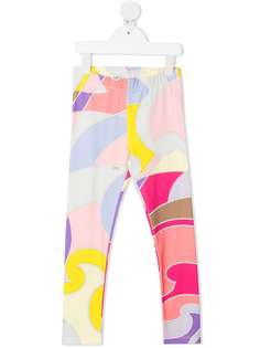 Emilio Pucci Junior брюки с абстрактным принтом