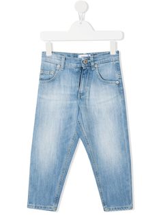 DONDUP KIDS прямые джинсы с завышенной талией