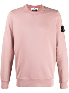 Stone Island толстовка с нашивкой-логотипом