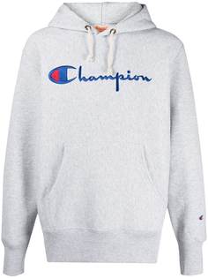 Champion худи с вышитым логотипом