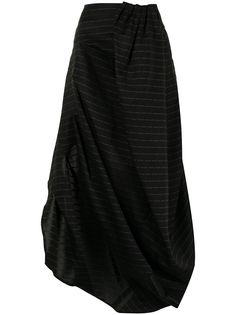 Sankuanz жаккардовая юбка с драпировкой и логотипом