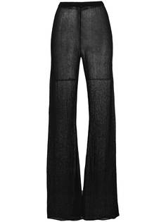 Marco Rambaldi полупрозрачные брюки прямого кроя