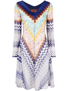 Missoni платье с узором шеврон