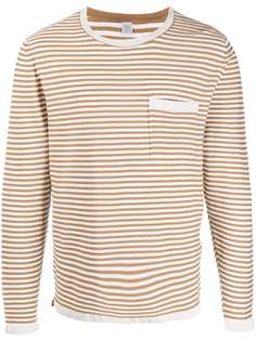 Eleventy полосатый джемпер с длинными рукавами