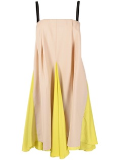 Nina Ricci платье с контрастными вставками