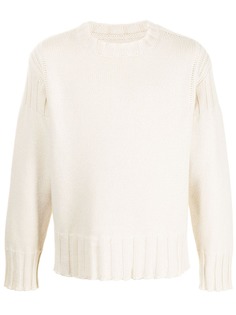Jil Sander кашемировый джемпер с круглым вырезом