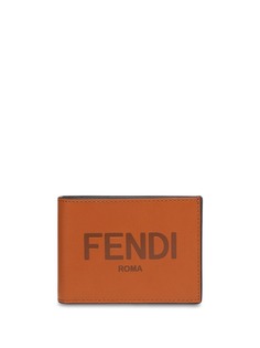 Fendi бумажник American с тисненым логотипом