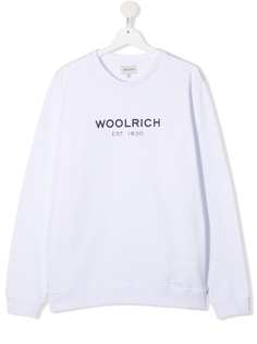 Woolrich Kids толстовка с логотипом