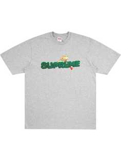 Supreme футболка с принтом Lizard