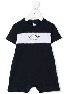BOSS Kidswear ромпер с логотипом