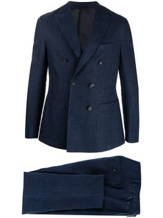 Eleventy костюм-двойка с двубортным пиджаком