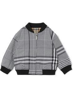 Burberry Kids двусторонняя куртка-бомбер