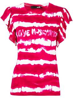 Love Moschino футболка с принтом тай-дай