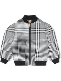 Burberry Kids двусторонний бомбер